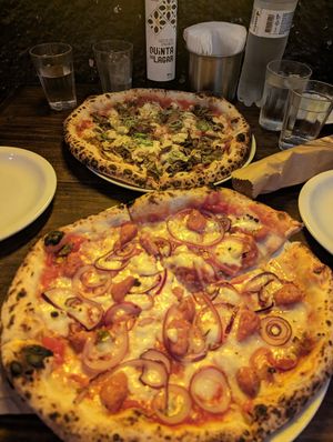 Linguiça vegana e cogumelo at Cobre in Rio De Janeiro