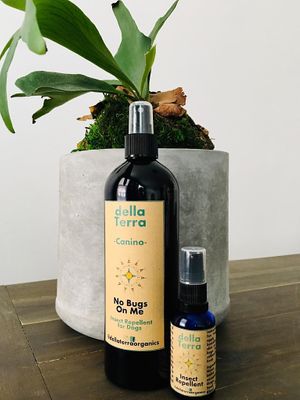Powerful broad spectrum Insect Repellent. Over a dozen Essential Oils in a Neem Oil carrier. An effective deterrent of Mosquitoes/Fleas/Ticks but gentle on your skin and nose! at Della Terra Organics in Brambleton