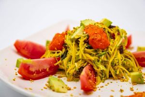 Capellini Salad at The Fruitarian Experience  in Koh Phangan