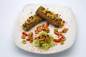 Rawesome Burritos with Avocado Cream at The Fruitarian Experience  in Koh Phangan