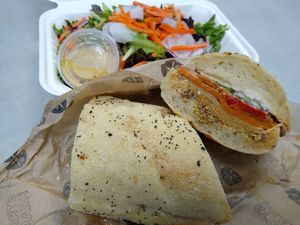 Italian sub at Strong Hearts in Syracuse
