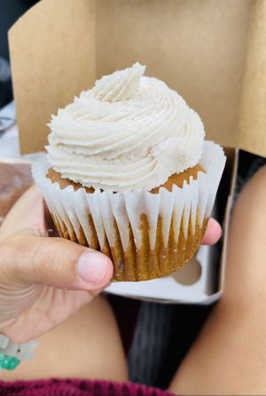 Pumpkin cheesecake muffin  at Strong Hearts in Syracuse
