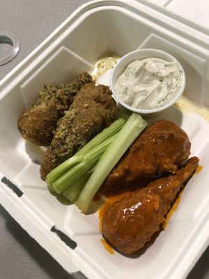 The wings are outta this world! at Strong Hearts in Syracuse