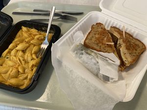 Reuben and macaroni and cheese  at Strong Hearts in Syracuse