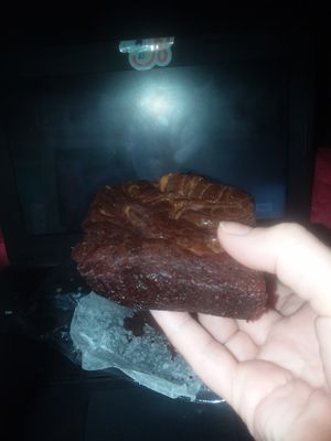 Vegan peanut butter brownie at Strong Hearts in Syracuse