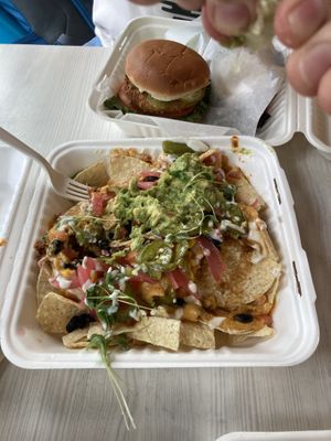 Loaded nachos  at Strong Hearts in Syracuse