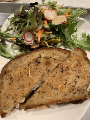 Sweet Baby Jesus and the Grown One Too!! Their Reuben with a side of greens.   at Strong Hearts in Syracuse