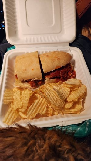 Chicken parm at Strong Hearts in Syracuse