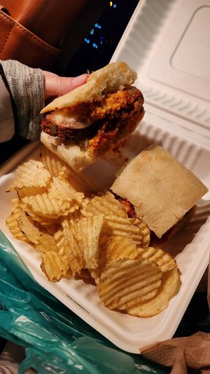 Chicken Parm Sandwich at Strong Hearts in Syracuse