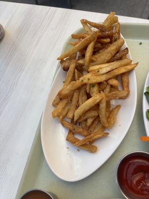 garlic fries  at Strong Hearts in Syracuse