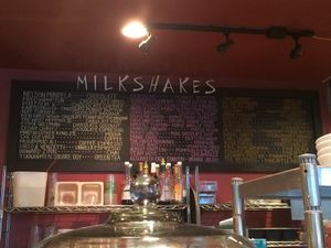 lots of drinks at Strong Hearts in Syracuse