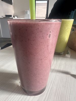 Chia seed smoothie + immunity smoothie   at Strong Hearts in Syracuse
