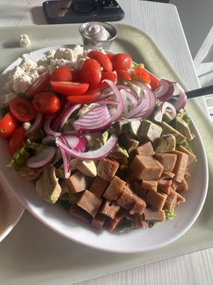 Vegan Cobb salad  at Strong Hearts in Syracuse