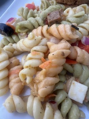 Pasta saladd  at Strong Hearts in Syracuse