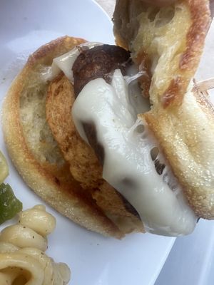 Breakfast Sammy  at Strong Hearts in Syracuse