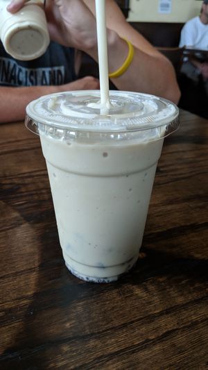 The Harriet Tubman maple vanilla oreo milkshake, what a dream! at Strong Hearts in Syracuse
