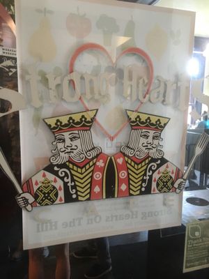 Sign  at Strong Hearts in Syracuse