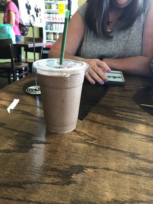 Chocolate mint milkshake....amazing at Strong Hearts in Syracuse