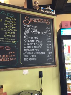 Menu at Strong Hearts in Syracuse