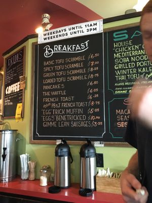 Menu at Strong Hearts in Syracuse