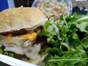 Big sMACk (special) and mac n cheese at Strong Hearts in Syracuse
