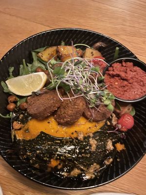 Harvest bowl -good portion size at Yeah Boy in Geelong