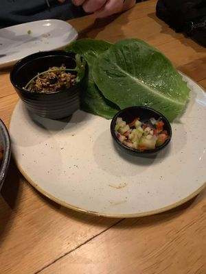 San choy bao. Yum. Mushroom mince at Yeah Boy in Geelong