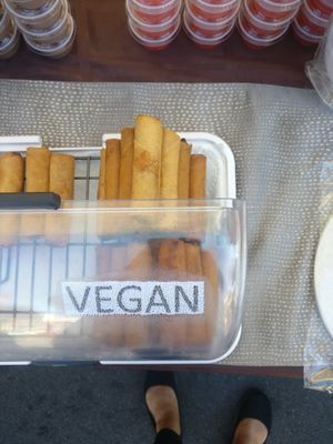 Vegan Spring Rolls at Goi Cuon - Farmers' Market in San Diego