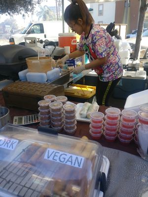 Booth at Goi Cuon - Farmers' Market in San Diego