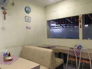 Inside fan only  at Oke Vegetarian in Denpasar