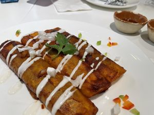 Vegan enchilada poblana!  at Verde Mar in Hong Kong Island