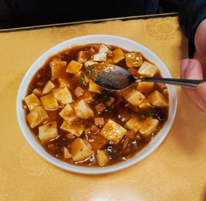 Mapo Tofu at Chojo Hanten in Yokohama
