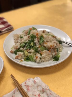 Fried rice at Chojo Hanten in Yokohama