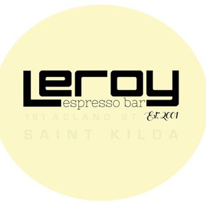 logo at Leroy Espresso in St Kilda