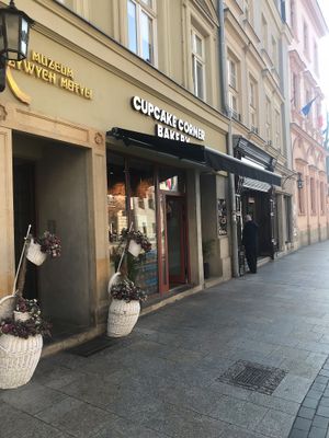 Store front at Cupcake Corner in Krakow