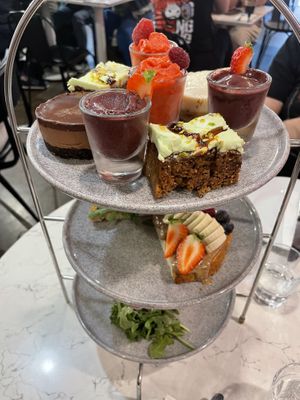 Vegan Afternoon Tea for two   at POG - Tara St in Dublin
