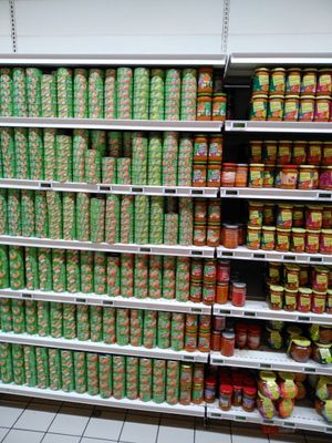 Vegan pates and "zacusca"(whole veggies spread) at Cora Lujerului in Bucharest