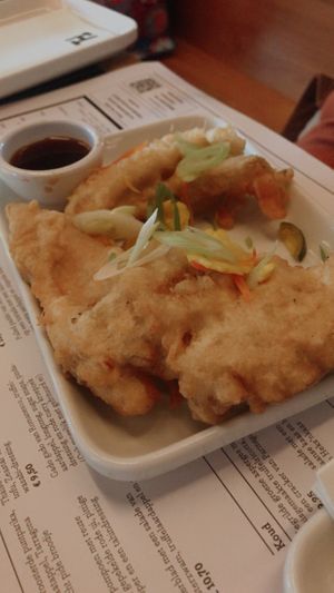 Tempura van oesterzwam  at THT in Amsterdam