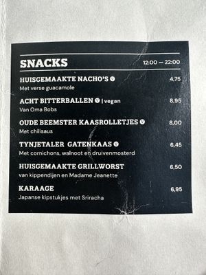 Vegan bitterballs  at THT in Amsterdam