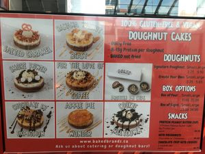 Vegan donuts at Baked Doughnuts in Calgary