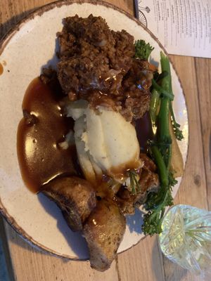 Mushroom nut roast   at Clean Bean in Durham