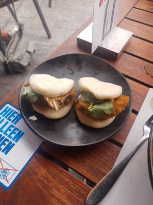 Bao buns at Wagamama in Utrecht