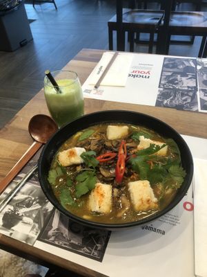 The ramen with silken tofu😄 at Wagamama in Utrecht