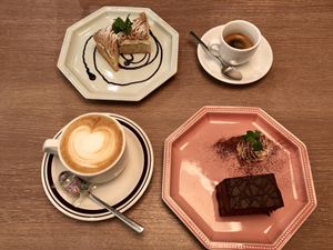 Vegan desert at Land Cafe in Tokyo