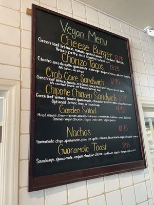 Lots of VEGAN!!   at Padaro Beach Grill in Carpinteria