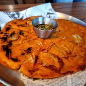 Kimchi pancake at K-pub in Adelaide