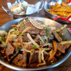 Vegan beef at K-pub in Adelaide