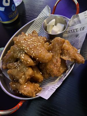 Soy maple vegan chicken   at K-pub in Adelaide