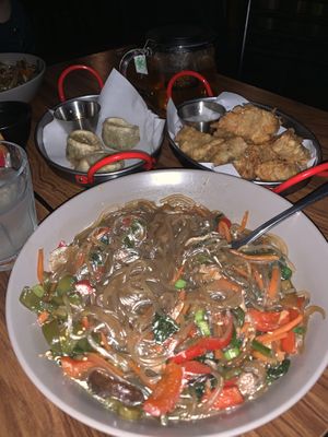 Sweet potato noodles  at K-pub in Adelaide