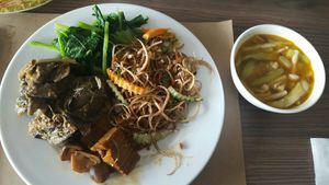 A set without rice upon my request at Deco in Hanoi